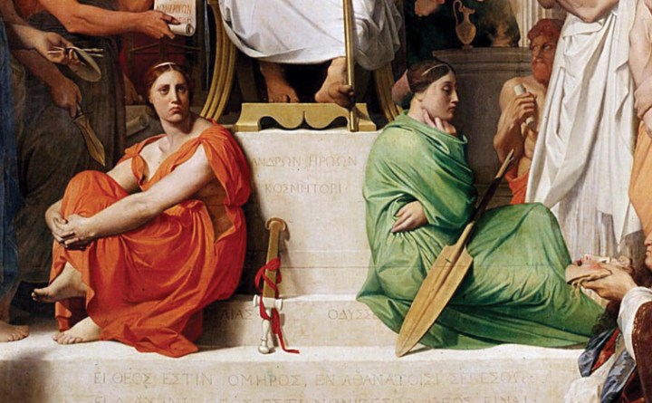 Jean_Auguste_Dominique_Ingres,_Apotheosis_of_Homer,_1827 iliada y odisea