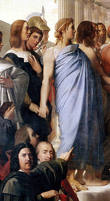 Jean_Auguste_Dominique_Ingres,_Apotheosis_of_Homer,_1827 rafael y