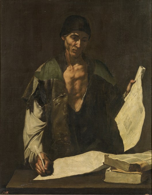 Arquímedes - José de Ribera - 1630. Óleo sobre lienzo. Museo del Prado.
