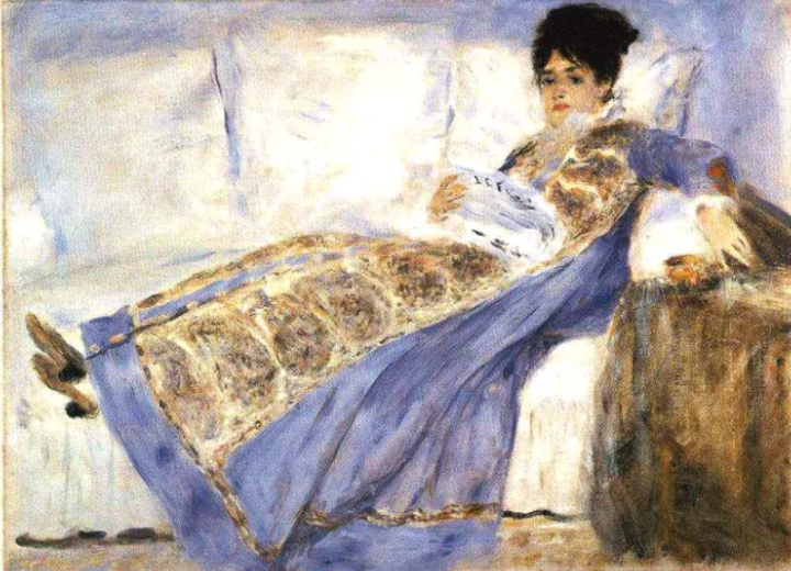 Madame_Monet_Reading_Le_Figaro