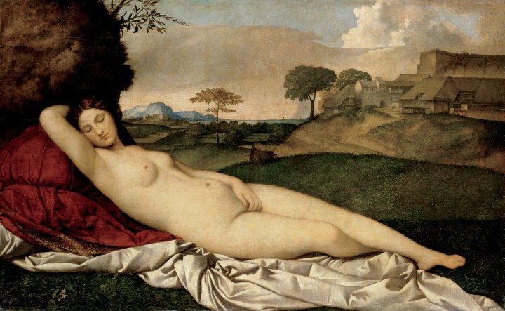 El sueño de Venus, Giorgione
