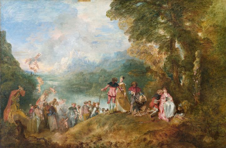Peregrinación a la isla de Cítara, Watteau