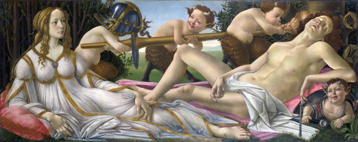 Venus y Marte Botticelli