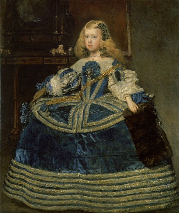 27 Infanta Margarita Teresa in a Blue Dress