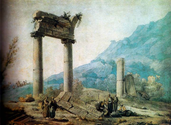 Lámina del libro Redescubrimiento de Grecia de Fani-María Tsigakou