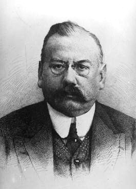 Grabado con el retrato de Wickhoff.