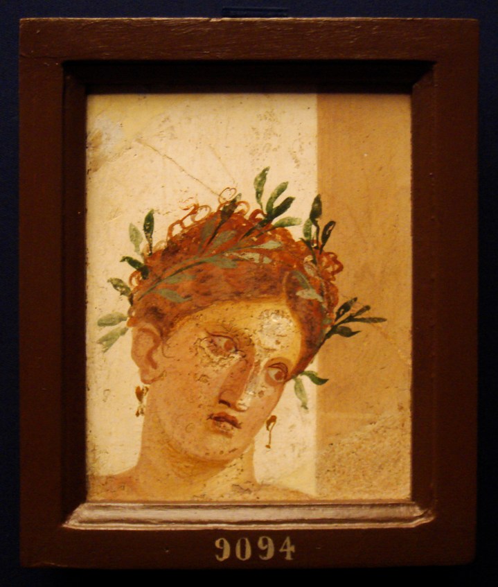 Fanciulla con ghirlanda retouched