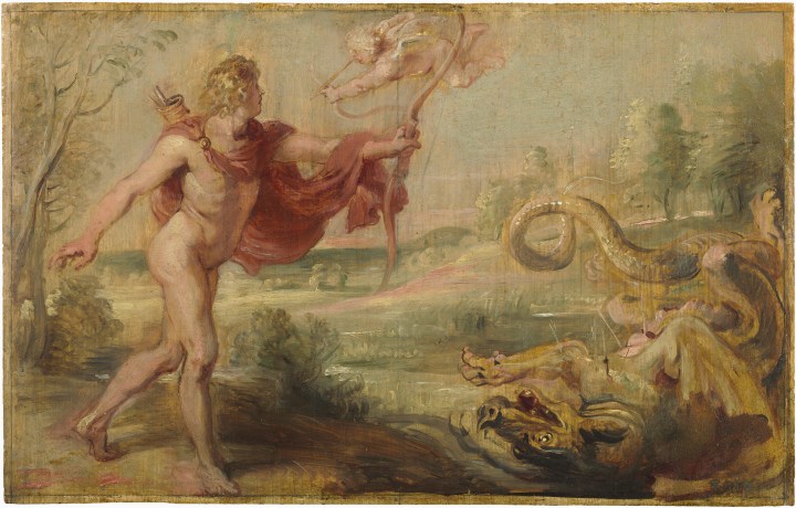 Apolo y la serpiente Pitón, Pedro Pablo Rubens sala 7