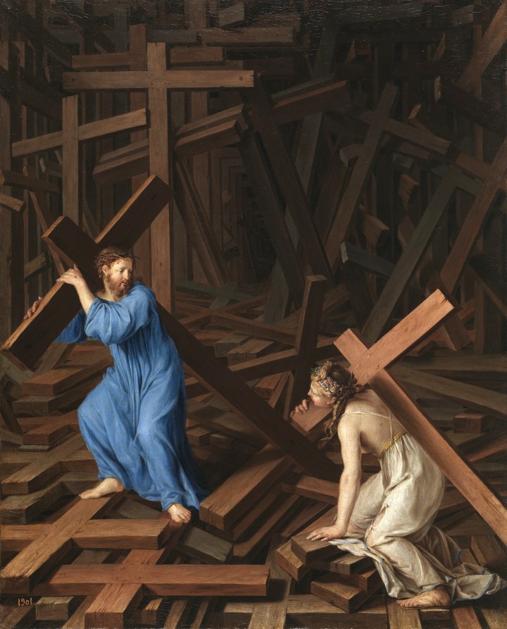 El alma cristiana acepta su cruz, Anónimo francés sala 9