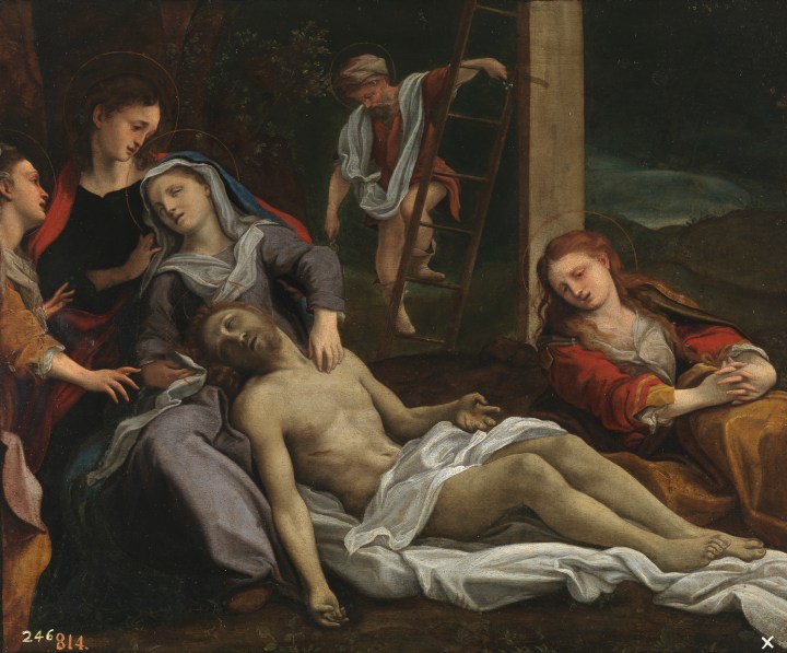 El Descendimiento o La Quinta Angustia, Antonio Allegri, Il Correggio sala 6