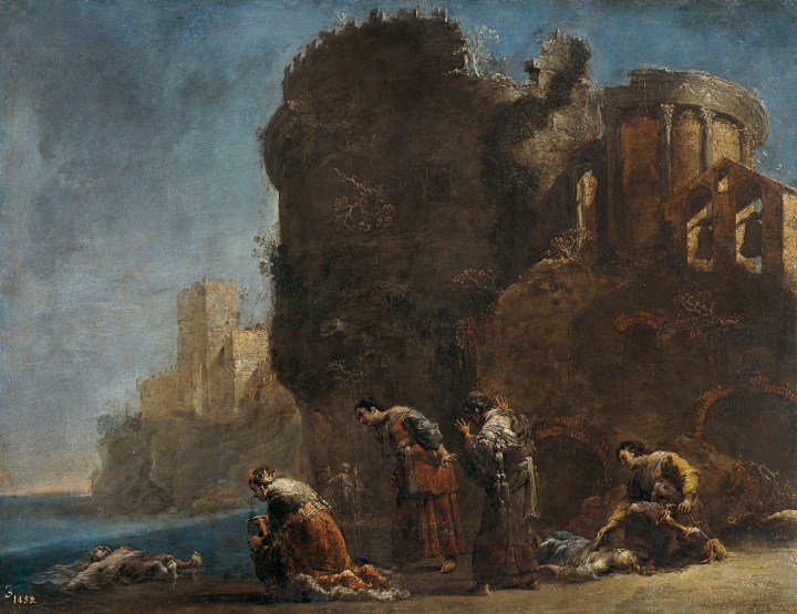 El dolor de Hécuba, Leonaert Bramer sala 9