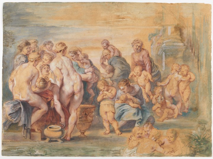 El nacimiento de Apolo y Diana, Pedro Pablo Rubens sala 7