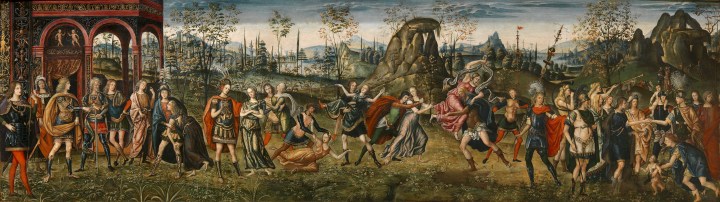 El rapto de las sabinas Amico Aspertini y Guido Aspertini Sala2