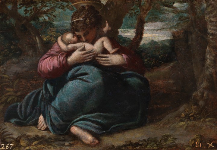 La Virgen con el Niño, Ippolito Scarsella sala6