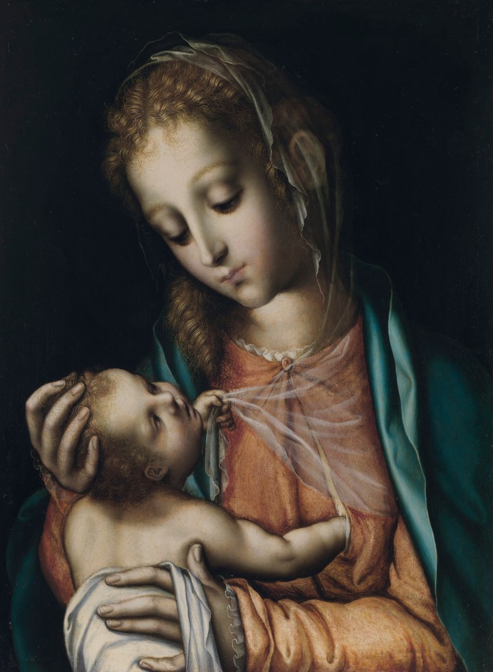 La virgen con el Niño Luis de orales sala 5