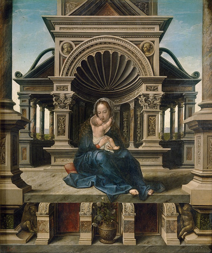 La virgen de Lovaina Bernard van Orley sala 3