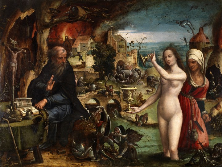 Las tentaciones de san Antonio Pieter coecke van Aelst, sala3