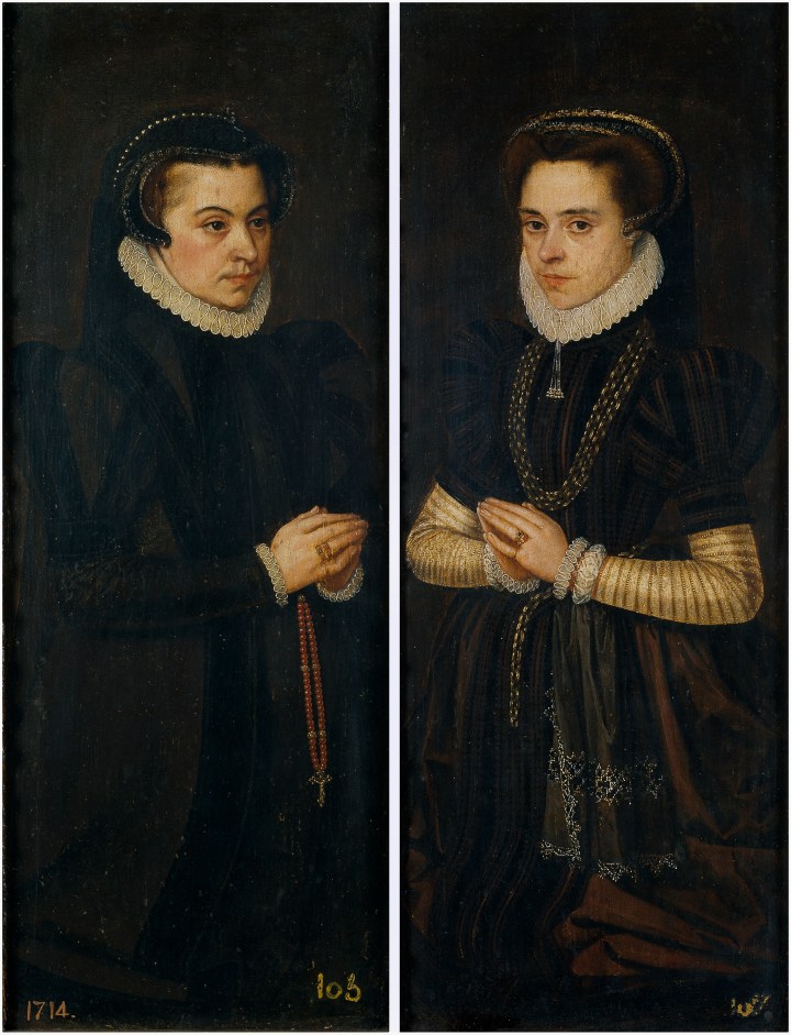 María de Portugal y Margarita de Parma Antonio Moro sala6