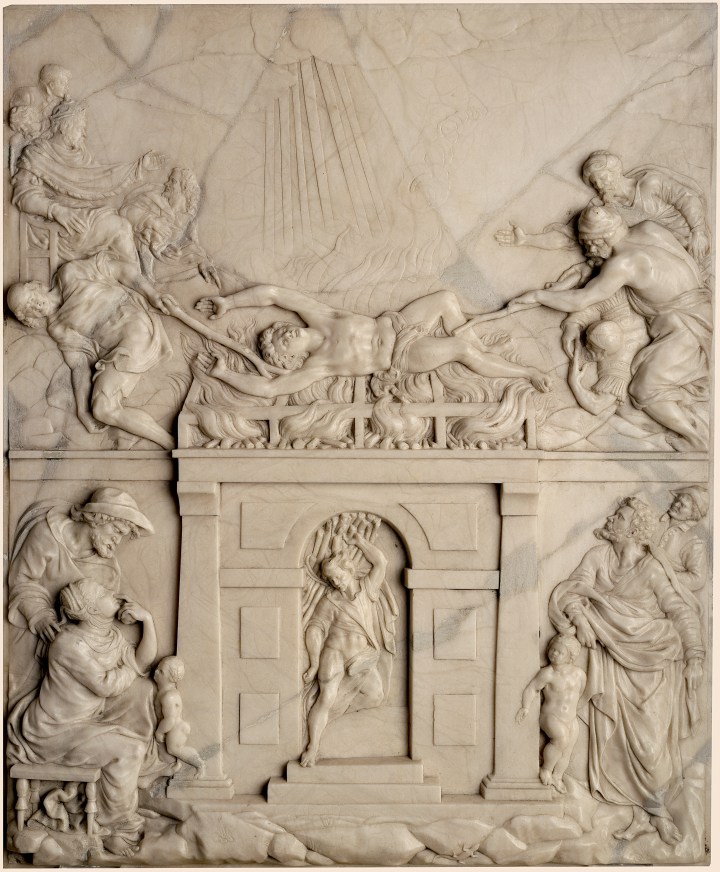 Martirio de San Lorenzo Anónimo Italiano sala 5