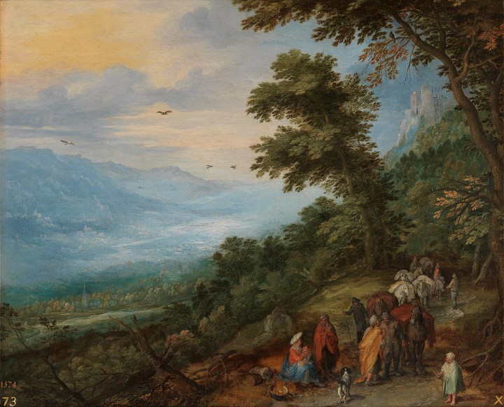 Recua y gitanos en un bosque, Jan Brueghel el Viejo sala9