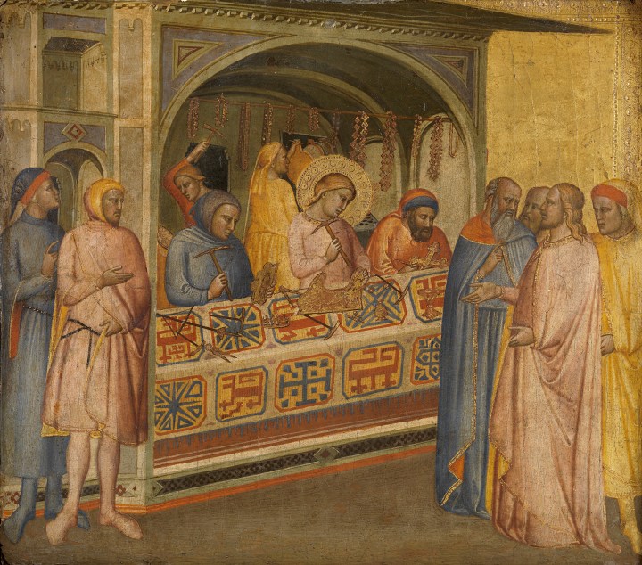 San Eloy en el taller de orfebrería Maestro de la Madonna della Misericordia sala2mp