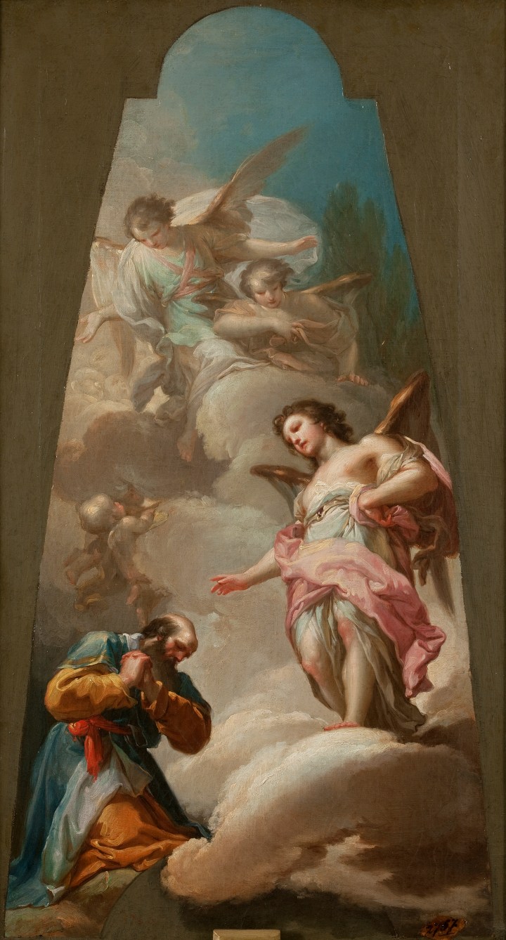 Abraham y los tres ángeles, Francisco Bayeu y Subías