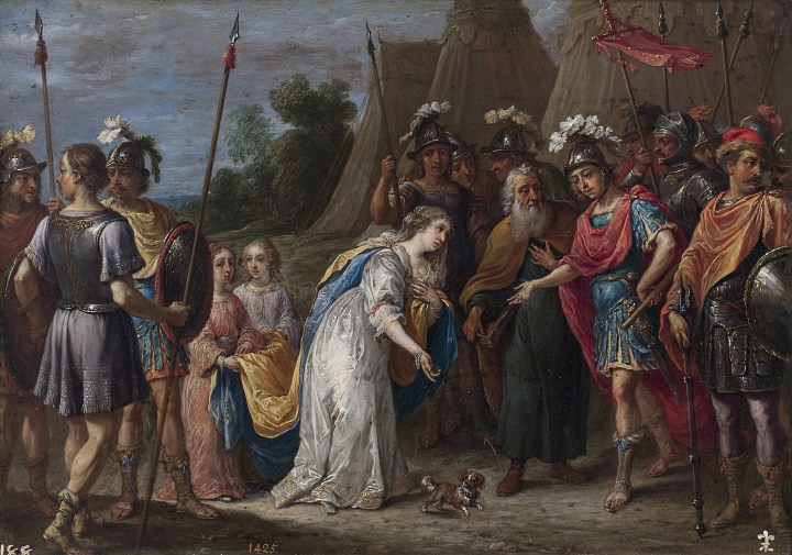 Armida ante Godofredo de Bouillon, David Teniers