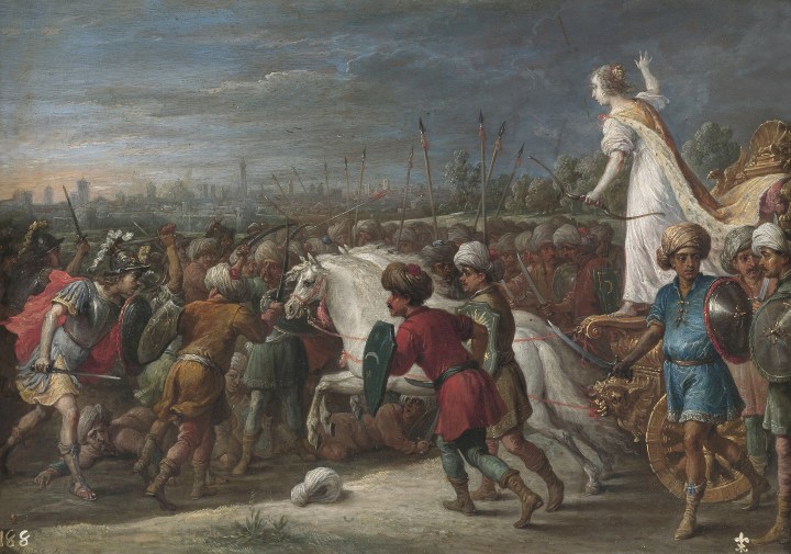 Armida en la batalla frente a los sarracenos, David Teniers