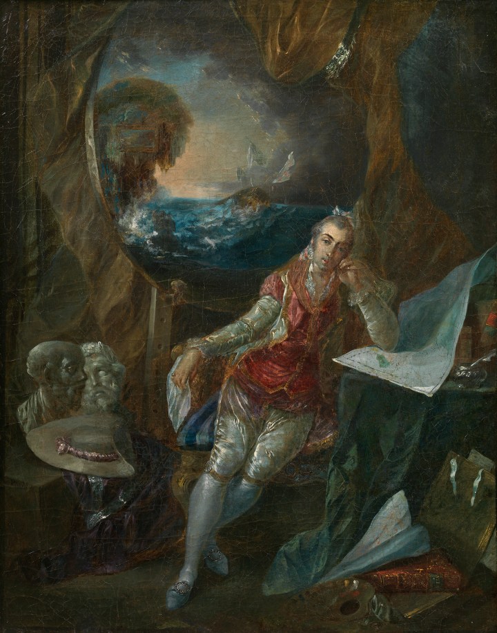 Autorretrato en el estudio, Luis Paret y Alcázar