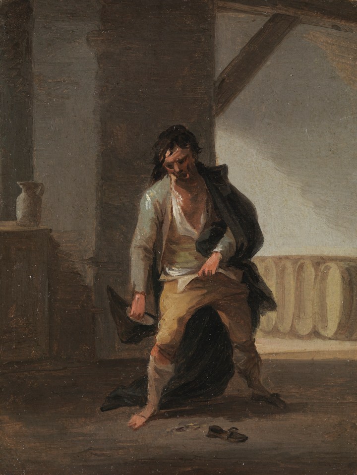 Borracho, Leonardo Alenza y Nieto