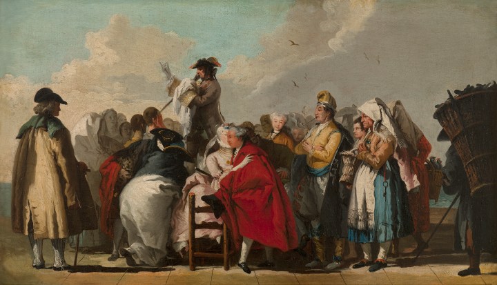 El charlatán veneciano, Giandomenico Tiepolo