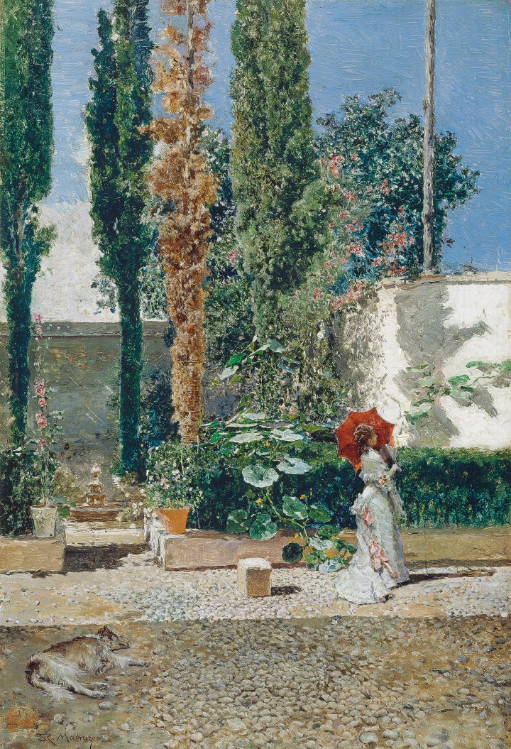El jardín de la casa de Fortuny, Mariano Fortuny y Marsal; Raimundo de Madrazo y Garreta