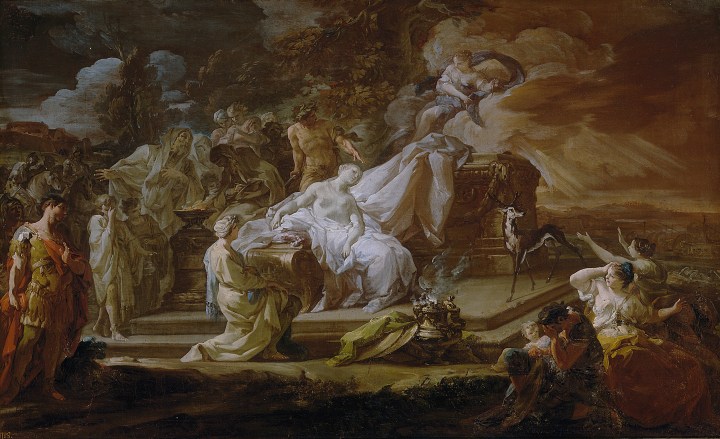 El sacrificio de Ifigenia, Corrado Giaquinto