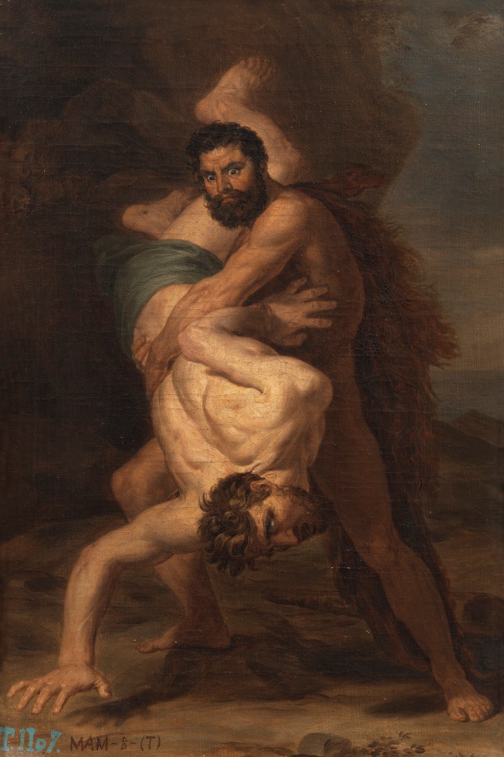 Hércules y Anteo, Rafael Tegeo Diaz