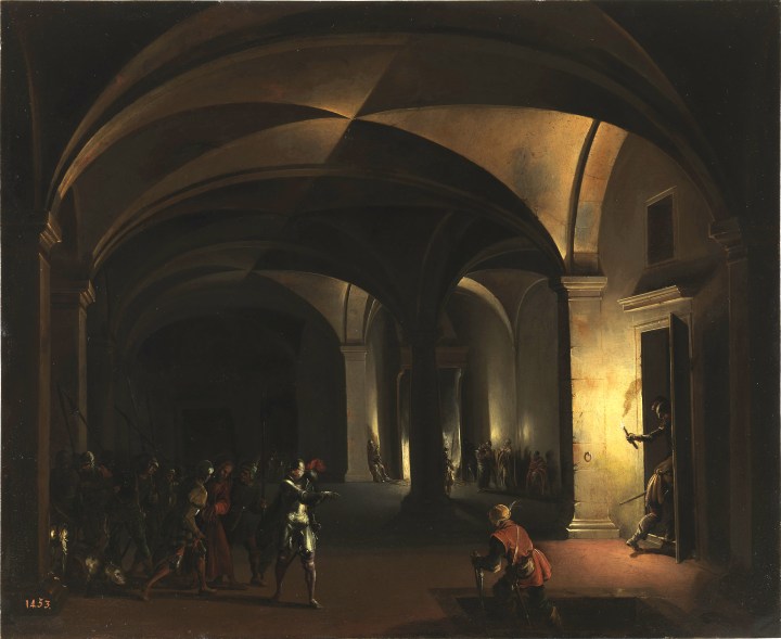 Jesús en el atrio del pontífice, Hendrick van Steenwijck