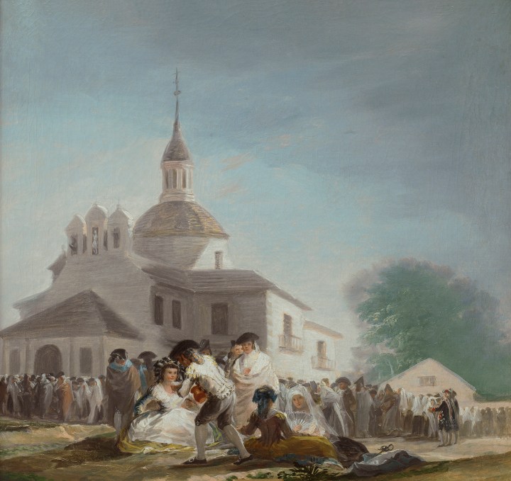 La ermita de San Isidro el día de la fiesta, Francisco de Goya y Lucientes
