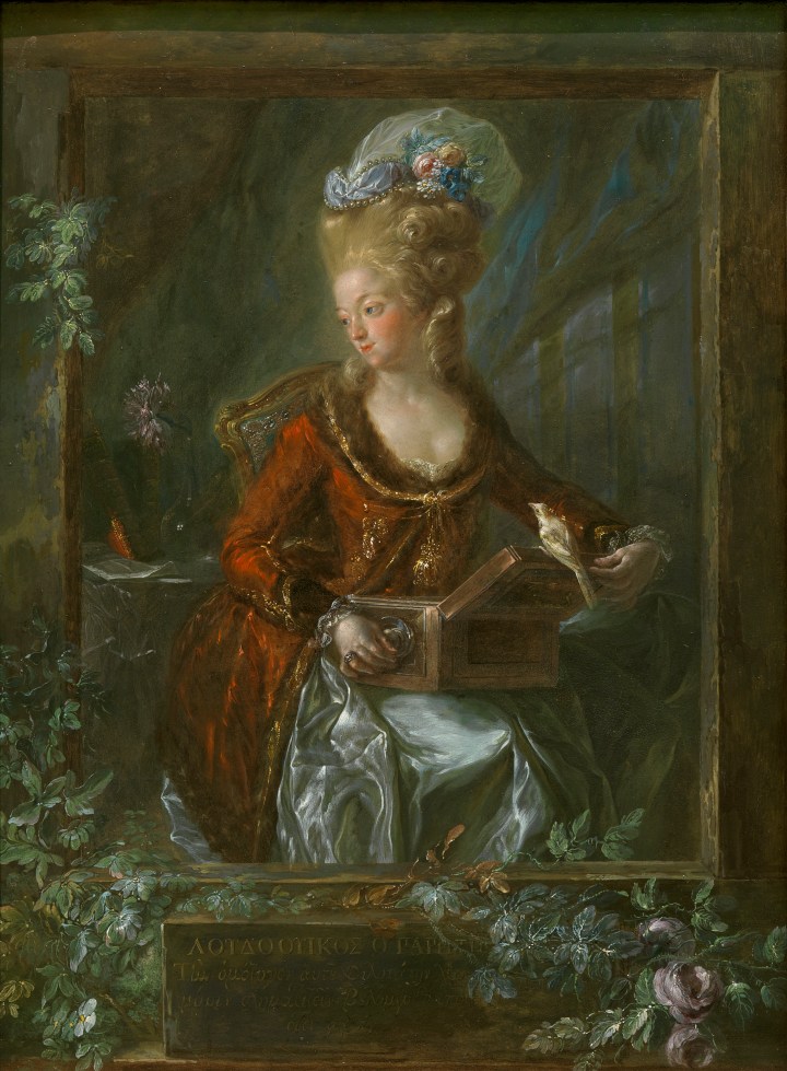 María de las Nieves Micaela Fourdinier, esposa del pintor, Luis Paret y Alcázar