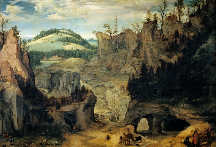 Paisaje con pastores