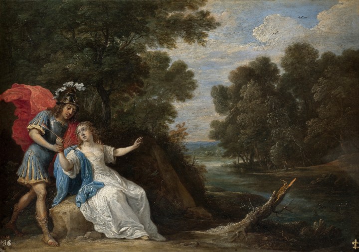 Reconciliación de Reinaldo y Armida, David Teniers