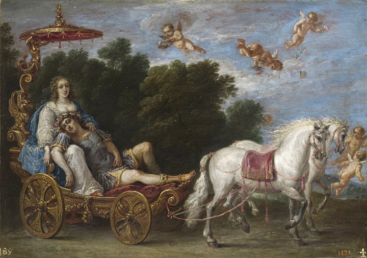 Reinaldo llevado en sueños a las islas Afortunadas, David Teniers