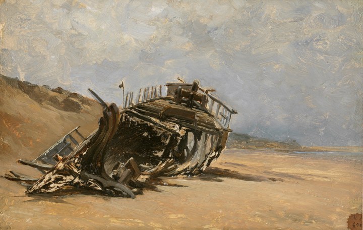 Restos de un naufragio (San Juan de Luz), Carlos de Haes