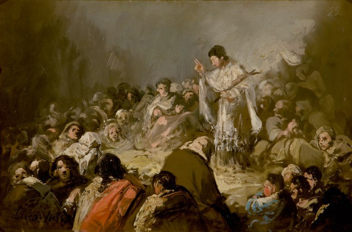 Sermón en el campo, Eugenio Lucas Velázquez