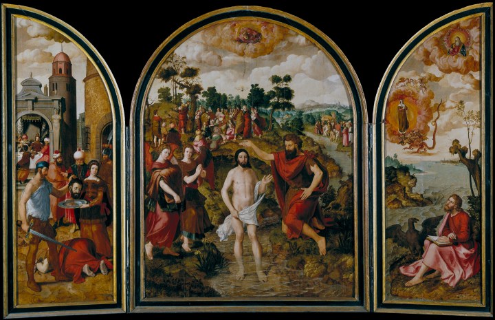 Tríptico de los santos Juanes, Pourbus, Pierremp