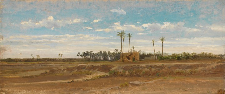 Un bosque de palmeras (Elche), Carlos de Haes