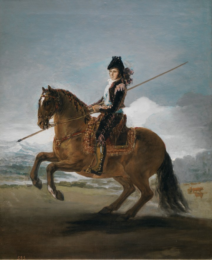 Un garrochista, Francisco de Goya y Lucientes