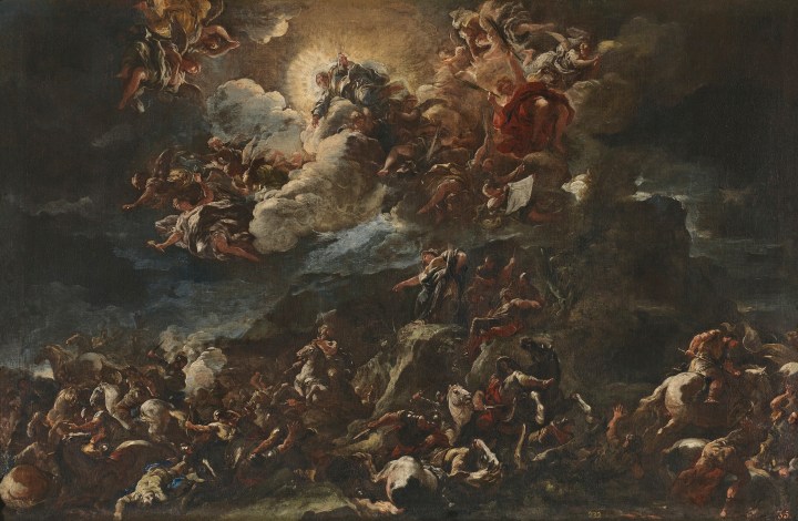Victoria de los israelitas y cántico de Débora, Luca Giordano