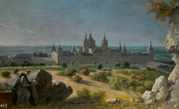 Vista del monasterio del Escorial, Michel-Ange Houasse
