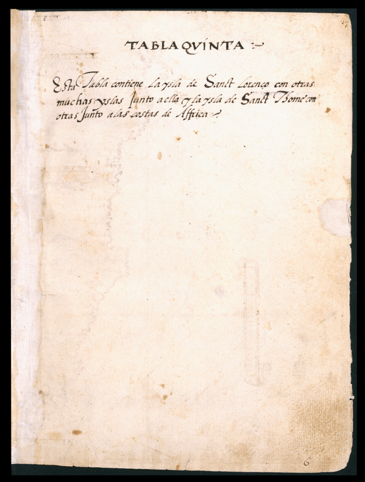 Contenido de la Quinta Tabla