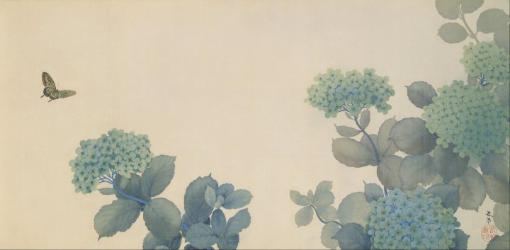 Hishida_shunso_-_Hydrangeas_-_Google_Art_Project