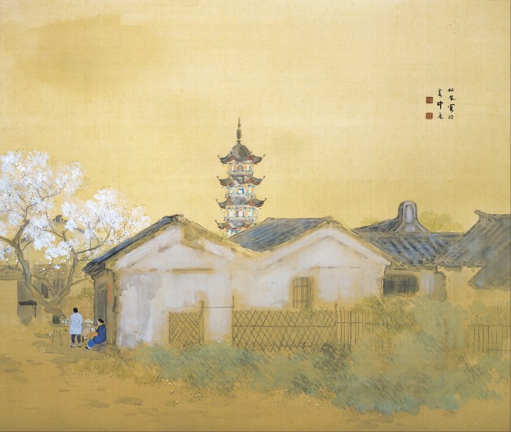 Takeuchi_Seiho_-_Calm_Spring_in_Jiangnan_-_Google_Art_Project